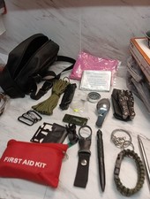 Emergency Survival Kit, 21 in 1 Professional Survival Gear Equipment ,new Unused