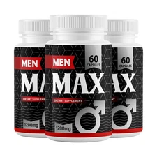 (3 Pack) Men Max Enhancement Pills Performance & Drive Pills for Male Support