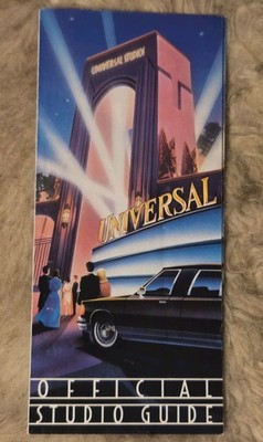 Vintage Universal Studios Florida Parkplan 91/92  Kongfrontation Ghostbusters