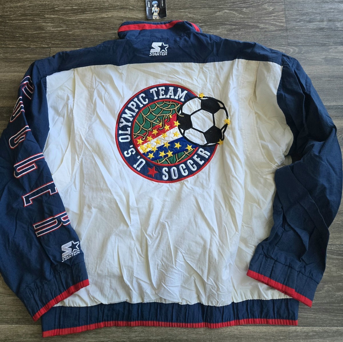 Starter Atlanta 1996 USA Olympics Soccer Jacket Windbreaker Mens