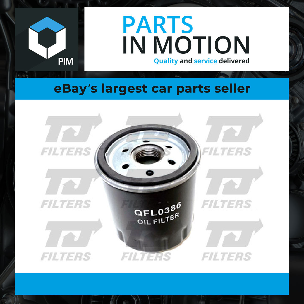 Oil Filter QFL0386 TJ Filters 03L115561 Genuine Top Quality Guaranteed New