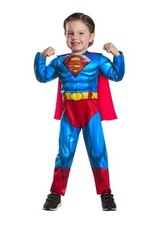 New Adorable DC Superman Costume By Rubies Toddler Boys Size 2T