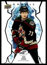 2021-22 Upper Deck Ice Jan Jenik Rookie Arizona Coyotes #117