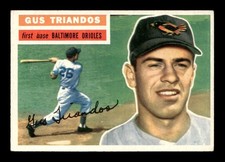 1956 Topps #80 Gus Triandos Orioles GB VG+ *u9