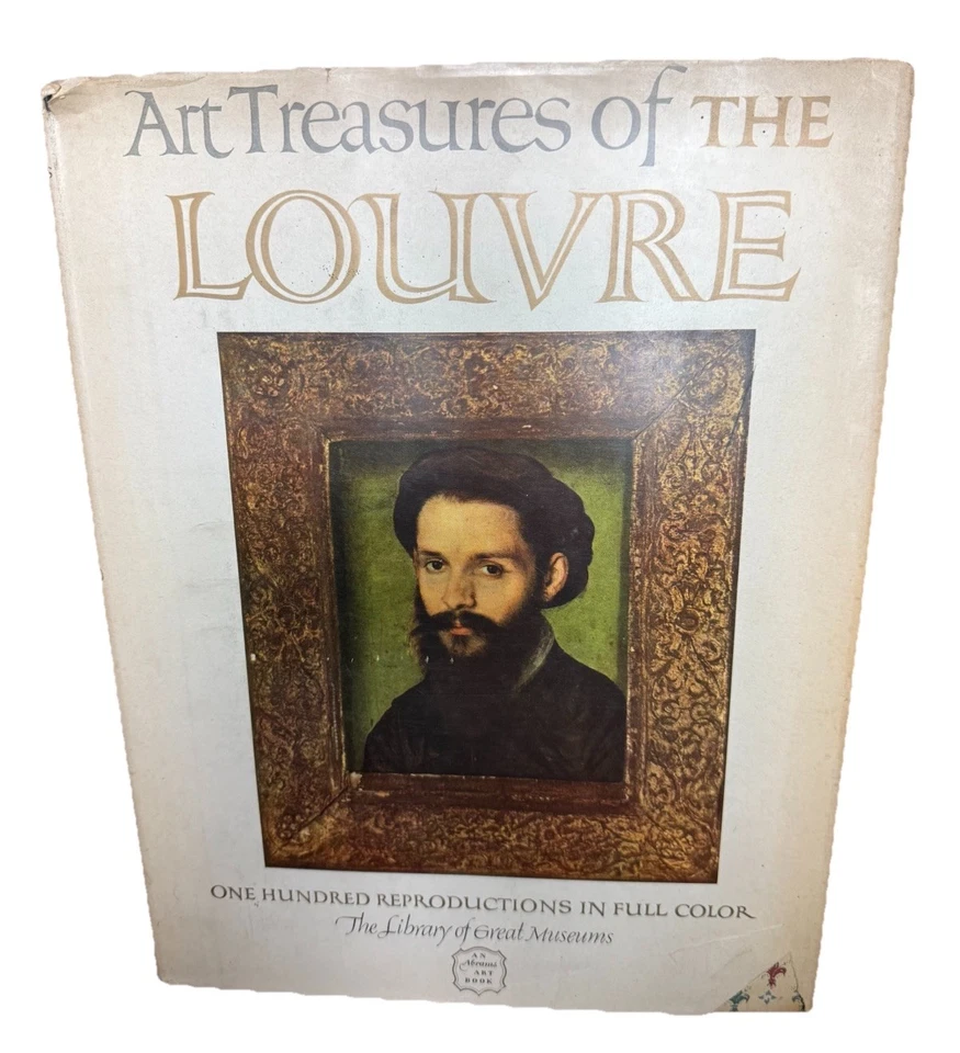 Art Treasures of the Louvre 1951 1st Edition HCDJ BCE 100 Color Plates - Image 2 of 4