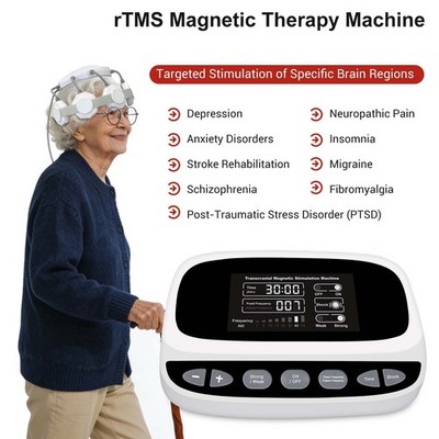 rTMS Magnetic Stimulator Home TMS Magnetic Therapy Machine Depression Anxiety
