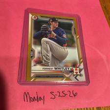 2021 Bowman Chrome Baseball Prospects Forrest Whitney Houston Astros #BCP-9 /50
