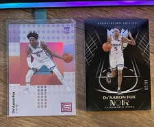 2018 Panini Status , 2019-20 Noir /99 D'Aaron Fox