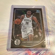 2025 Topps Bowman Chrome #BCV-59 Cam Thomas Brooklyn Nets Bowman Briefing