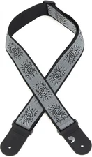 D'Addario Planet Waves Vintage Guitar Strap - Silver Suns