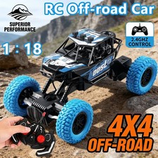 New High Speed Remote Control Car For Boys Off-Road With Flashing LED Lights Rub