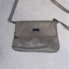 Nine West Crossbody Purse Bag Shoulder Bag Taupe/Gray