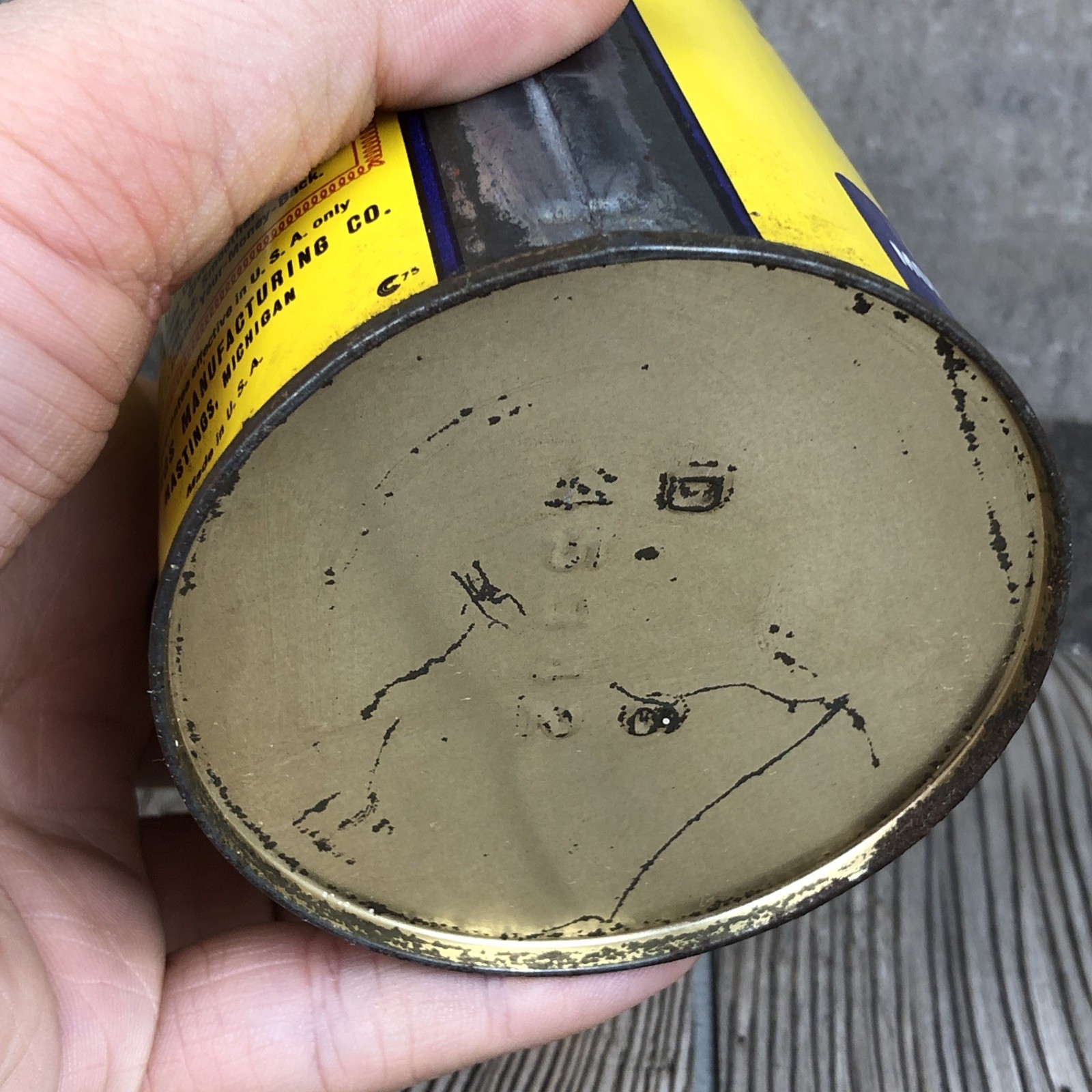 Vintage Casite Tune Up Oil Can Tin New 15 Fluid Oz