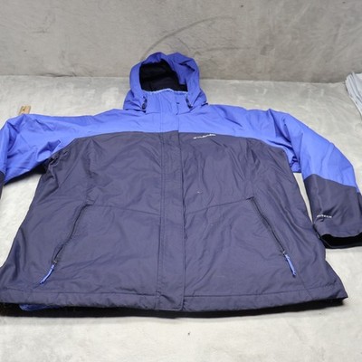 Columbia Jacket Womens 2X Blue Bugaboo II Waterproof Removable Fleece Liner 3in1