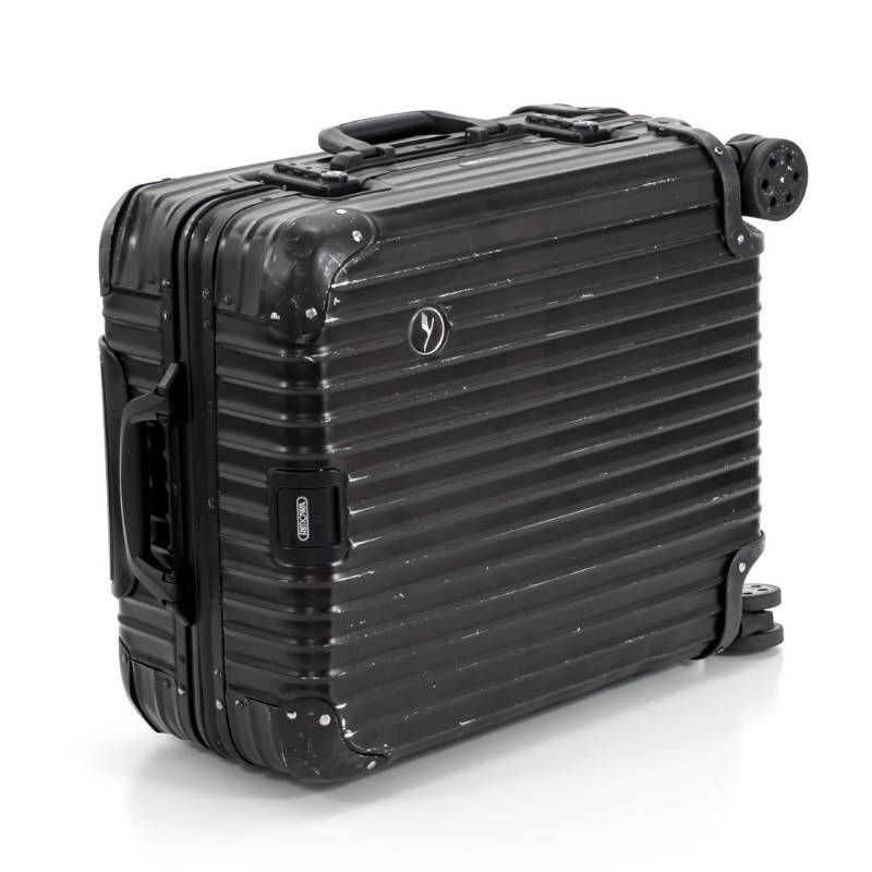 Rimowa Topas Lufthansa Stealth 45L Black 4-wheels Carry Case