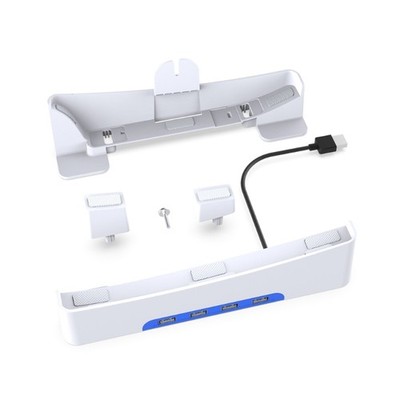 Console Stand Horizontal Stand with 4 Port USB Hub Gaming Accessory for