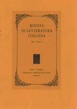 Rivista di Letteratura Italiana 2013, XXXI, 2 - AA.VV (Fabrizio Serra Editore)