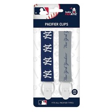 New York Yankees Infant Pacifier Clips 2-Pack
