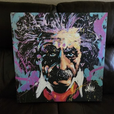 ''Einstein = MC²'' By David Garibaldi - Einstein Canvas Print