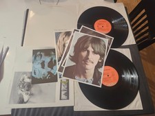 The Beatles White Album 2 LP Vinyl Apple Records SWBO 101 inserts NM