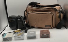  Sold As Is/ Camera Package Panasonic Palmcorder: VHS-C AFx6 camcorder  Extras