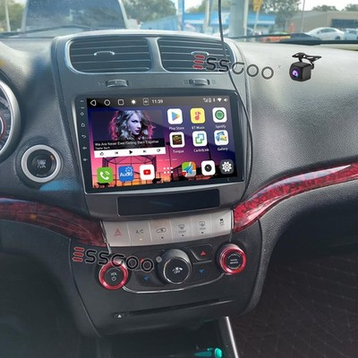 Android 14.0 Car Stereo for Dodge Journey 2012-2020 GPS Navi Radio Carplay +Cam