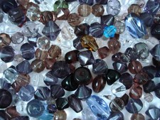 Glass Beads 50g Mix DIY Jewellery Bracelets Earrings Necklaces Anklets