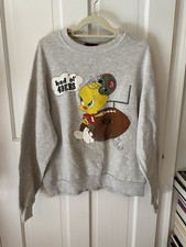 Vintage 1993 Looney Tunes Men  s Gray Tweety Bird Sweatshirt Men  s XL USA