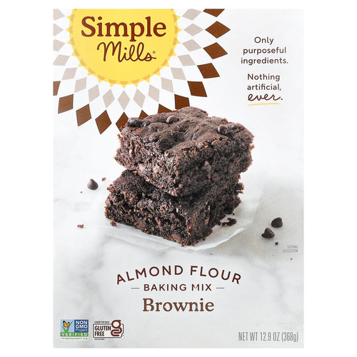 Almond Flour Baking Mix, Brownie, 12.9 oz (368 g)
