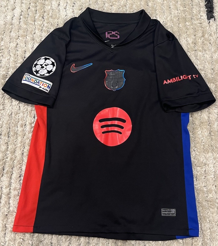 FC Barcelona 24/25 UEFA Champions League Away Jersey, #19 Lamine