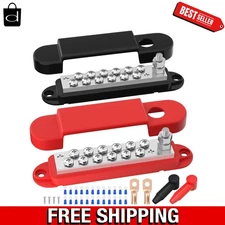 Heavy Duty 12V 150A Marine Power Distribution Block for Reliable Wiring