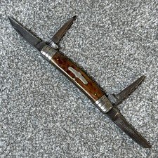 Vintage BOKER Tree Brand Knife 4 Blade Solingen Germany