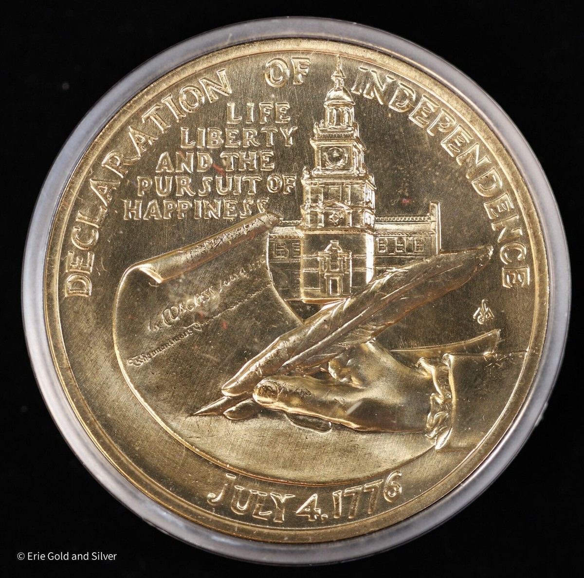 1976 American Revolution Bicentennial Coin Declaration of