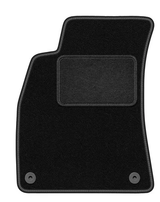 Tapis conducteur velours noir pour Seat Exeo 2008-2015 1pc - Photo 1/4