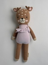Cuddle and Kind Violet the Fawn Spotted Deer Knit Plush Doll 20"