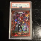 2020 Prizm Tom Brady #255 Red Cracked Ice 1st Year Bucs Card PSA 10 Color Match