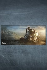 Fallout Power Armor Helmet Gaming Desk Mat Mouse Pad