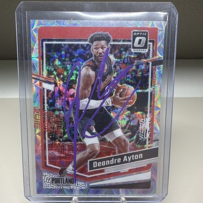 2023-24 Donruss Optic - DeAndre Ayton #141 Scope /249 IN PERSON AUTOGRAPH  