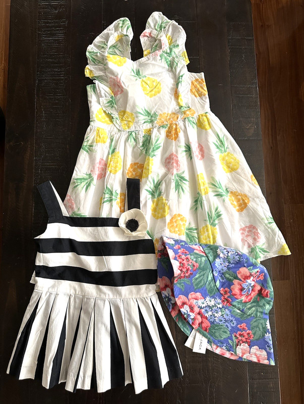 JANIE AND JACK Girl's Size 8 Top Dress Hat Mixed LOT Spring Summer