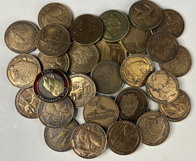 Various Collectible Medallions North American Hunting Club & Others - You Pick