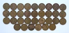 1909 P LINCOLN WHEAT CENTS / 33 COINS / FEDEX FS / 209993_33PX