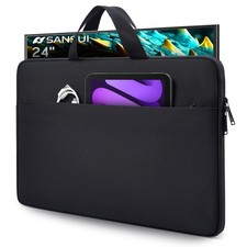 24 Inch Portable Monitor Case, Protective Carrying Sleeve for 23.8-24 inch Po...