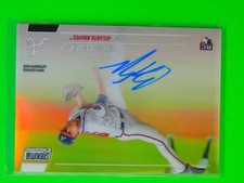 Bryce Elder 2022 Stadium Club Chrome #SCCUA-BE Autographs Atlanta Braves