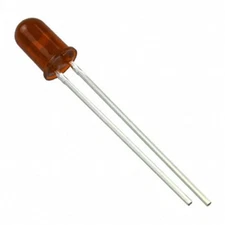 10PC VCC 4302H3-12V LED Reflector Bulb bi-pin, Amber, Single Chip, T-1 3/4 Lamp