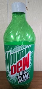 Mountain Dew 2000's Tall 22” Inflatable Bottle Store Display *Shipped Deflated