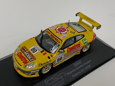 Miniature Porsche 911 GT3-R #80 - 24 Heures Du Mans 2000 - Minichamps 1/43, Jaune, Neuve