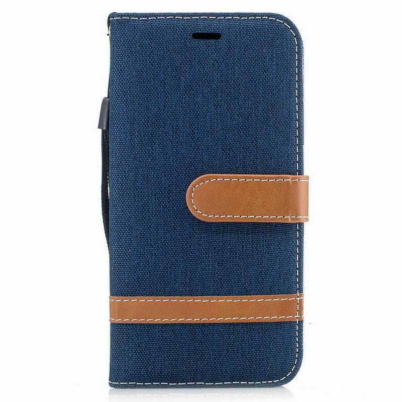 For iPhone 13 Mini 13 Pro Max XR 6S 7 8 Plus Canvas Leather Case Flip cover Niska cena, dobra jakość