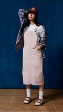 BDG "Danni" Pink, Lilac XS Denim Skirtall Dress Sold Out Urban Outfitters $109