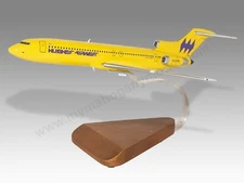Boeing 727-200 Hughes Airwest Desk Wood Airplane New Model Small Scale 1/130