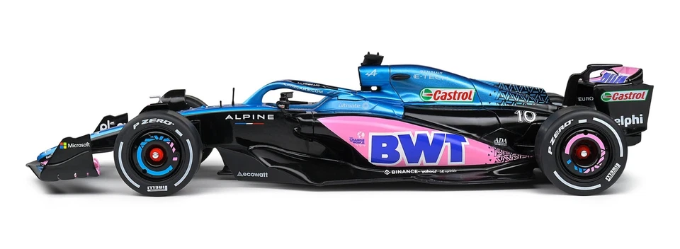 SOLIDO - Voiture de sport 2023 couleur bleu - ALPINE A523 version de présenta... - Photo 4/4